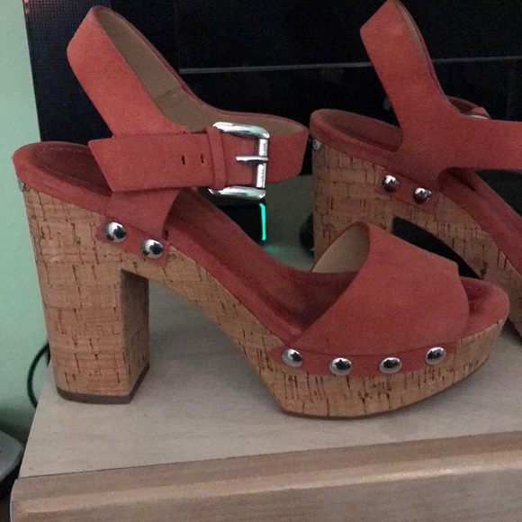 Michael Kors Shoes - Michael Kors cork Hayden platform